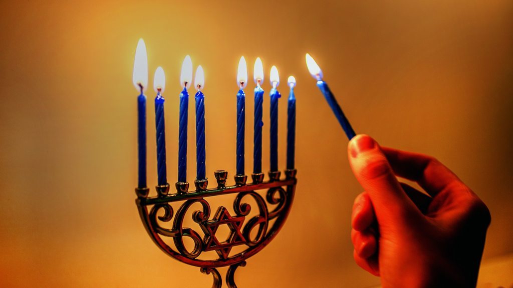 menorah flames