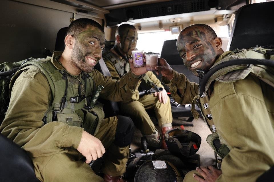 face paint soldiers