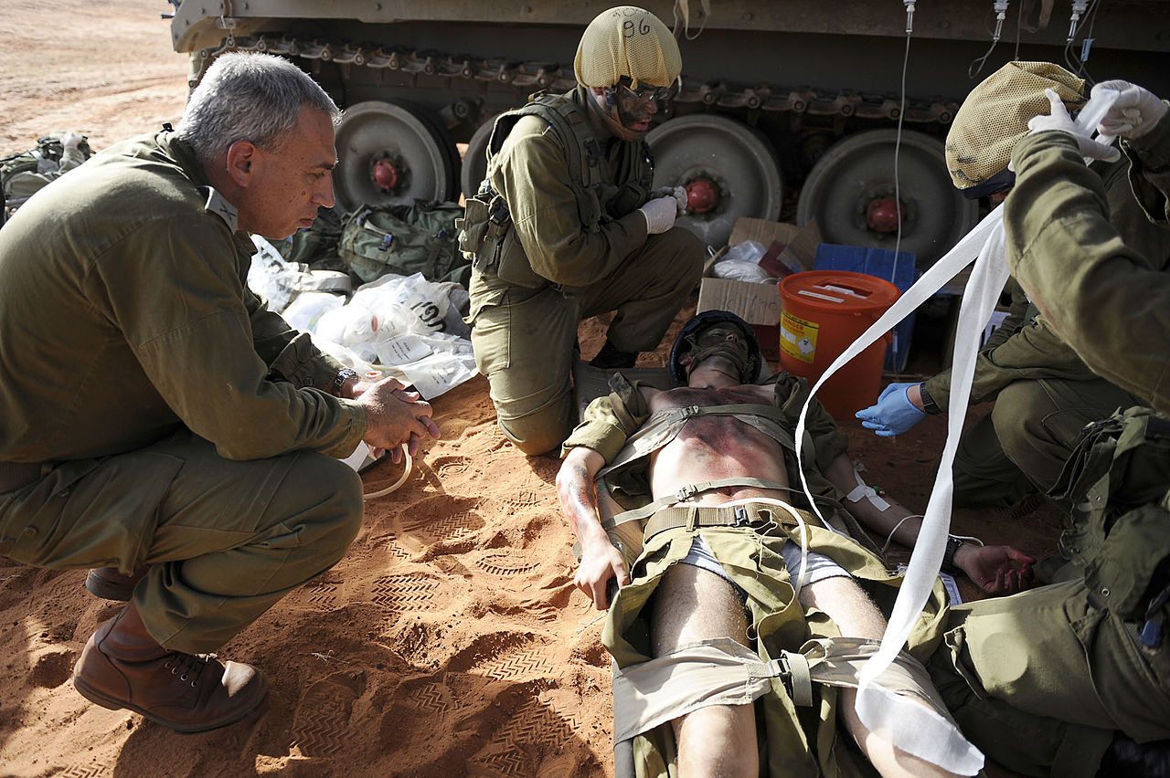 IDF medical watches worn by soldiers send vital information to medic smart phone
