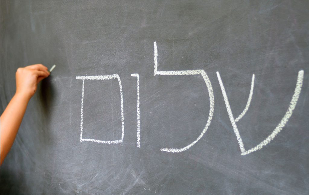 shalom is hello and peace in hebrew 