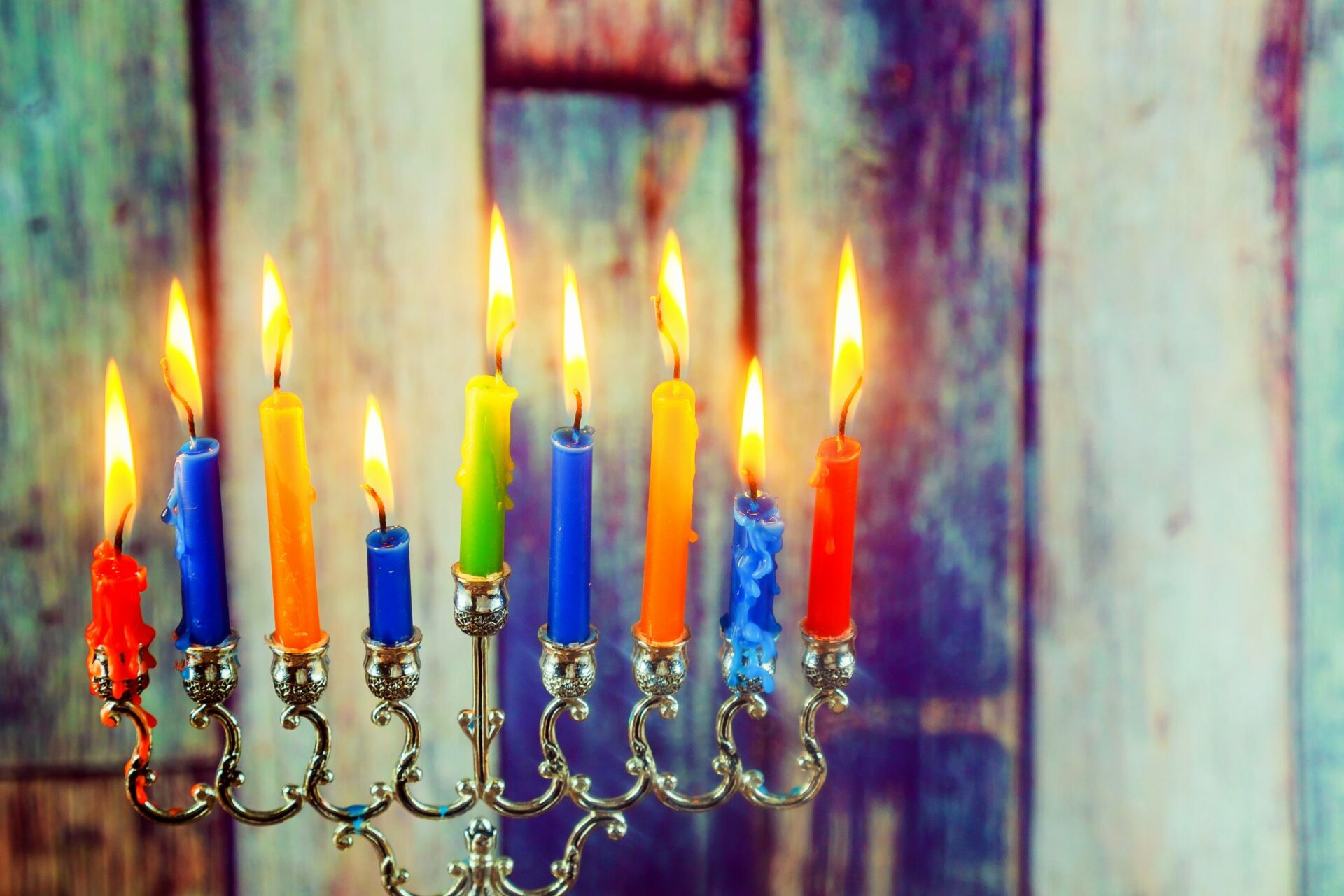 Star Of David Hanukkah Menorah