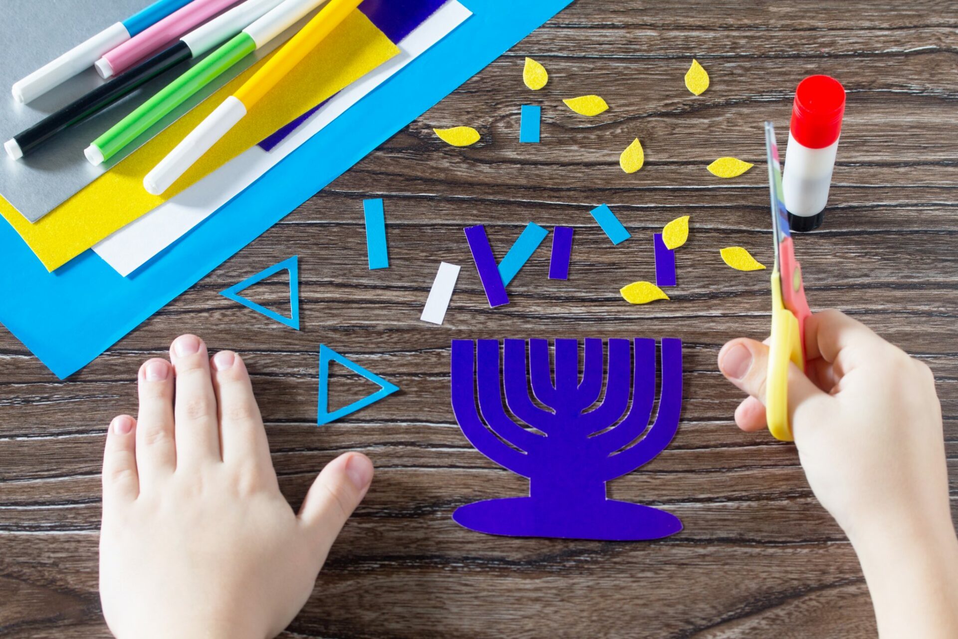 The Child Carves The Details Greeting Cards Image Of The Jewish