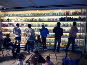 why not meet up at the lending library