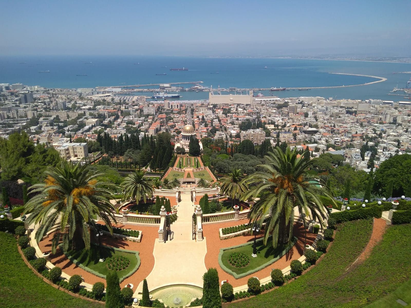Bahai garden panorama tour in haifa